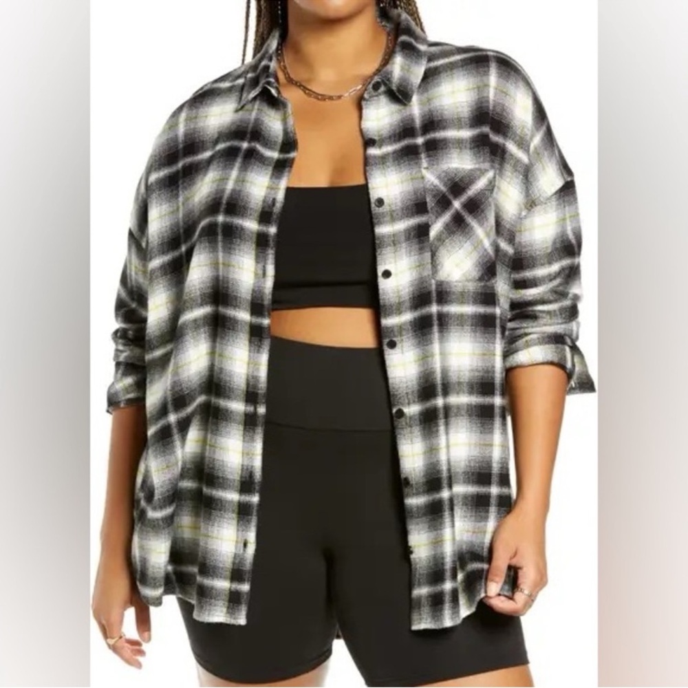 BP Plaid Button Down Shirt 1X